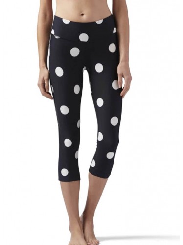 Reebok Lux Bold Dotted Capri