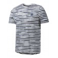 Reebok Striped Cotton Tee Shirt