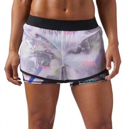 REEBOK 2 IN 1 WOVEN SHORT DIGITAL MAYHEM