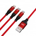 DM cable 3 in 1 ( Type C + iPhone + Micro )