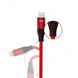 DM cable 3 in 1 ( Type C + iPhone + Micro )
