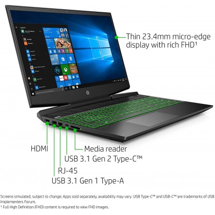 Hp pavilion i7 9750h gtx online 1650