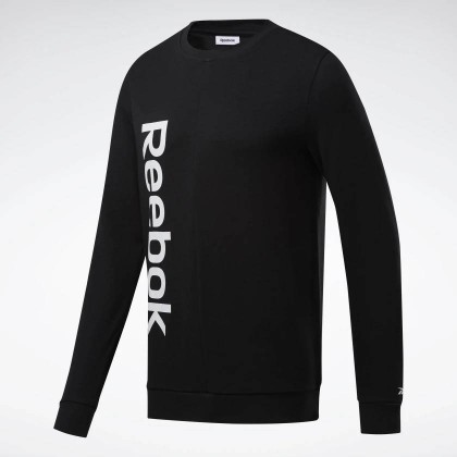 Reebok TRAINING ESSENTIALS LINEAR LOGO SWEATSHIRT