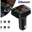 قطعة استقبال بلوتوث للسيارة بالاضافة لمدخلين USB