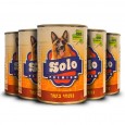 طعام كلاب 5 علب Solo Premium Chunkies with Meat