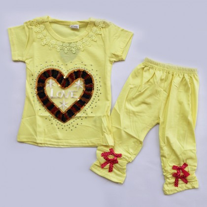 *LOVE* بجامة بناتي سترس