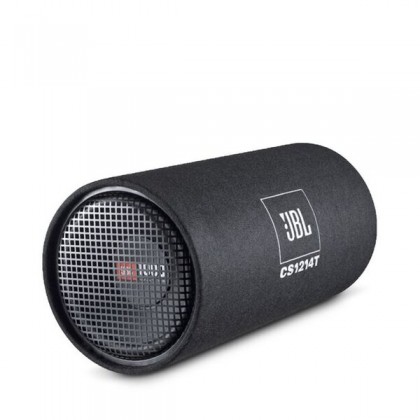 Black Bass tube with 30 cm (12 inch) subwoofer, can take peak load of 1000 Watts