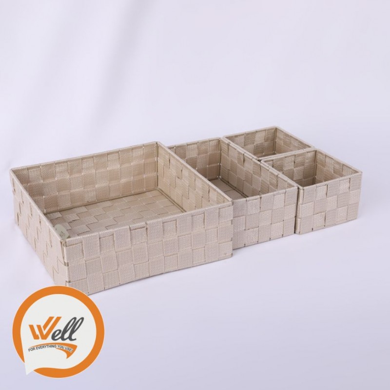 طقم سلات مربع 4 قطع طقم سلات مربع 4 قطع
