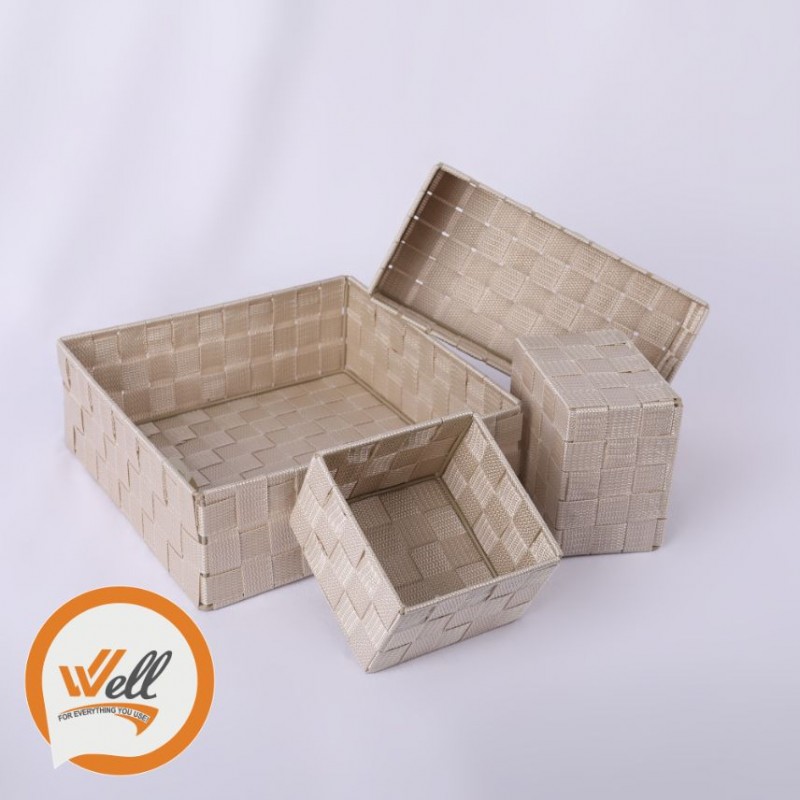 طقم سلات مربع 4 قطع طقم سلات مربع 4 قطع