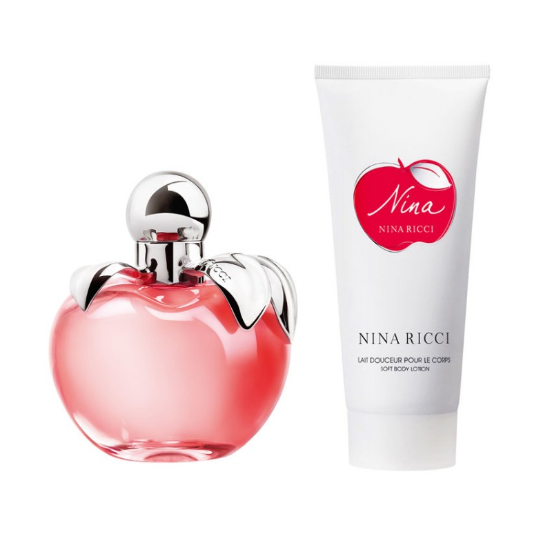 Nina Ricci Les Belles De Nina Set Perfume 80ml Edp Body Lotion 5675