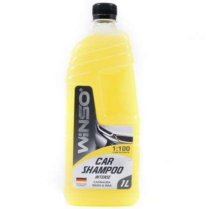 شامبو وواكس WINSO CAR and WAX SHAMPOO CARNAUBA 1L 