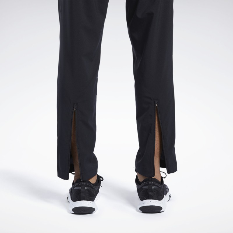 بنطلون ريبوك وورك ريدي ترك للرجال لون أسود - Reebok Men's Workout Ready Track Pants – Black