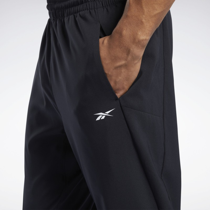 بنطلون ريبوك وورك ريدي ترك للرجال لون أسود - Reebok Men's Workout Ready Track Pants – Black