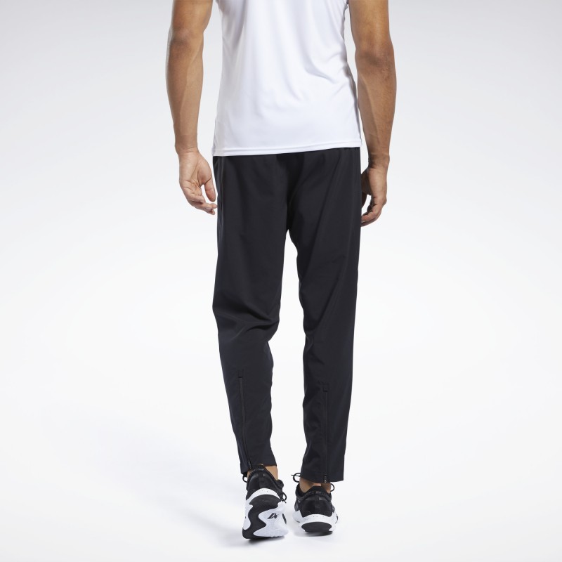 بنطلون ريبوك وورك ريدي ترك للرجال لون أسود - Reebok Men's Workout Ready Track Pants – Black