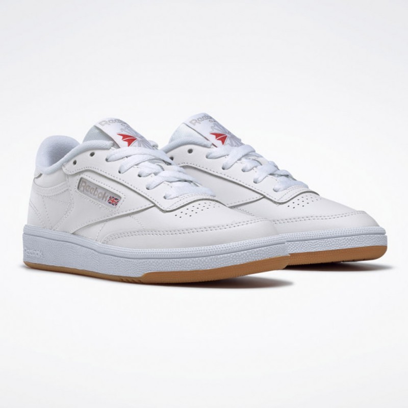 Reebok Club C 85 Shoes - حذاء ريبوك كلوب سي 85 جلد لون أبيض 