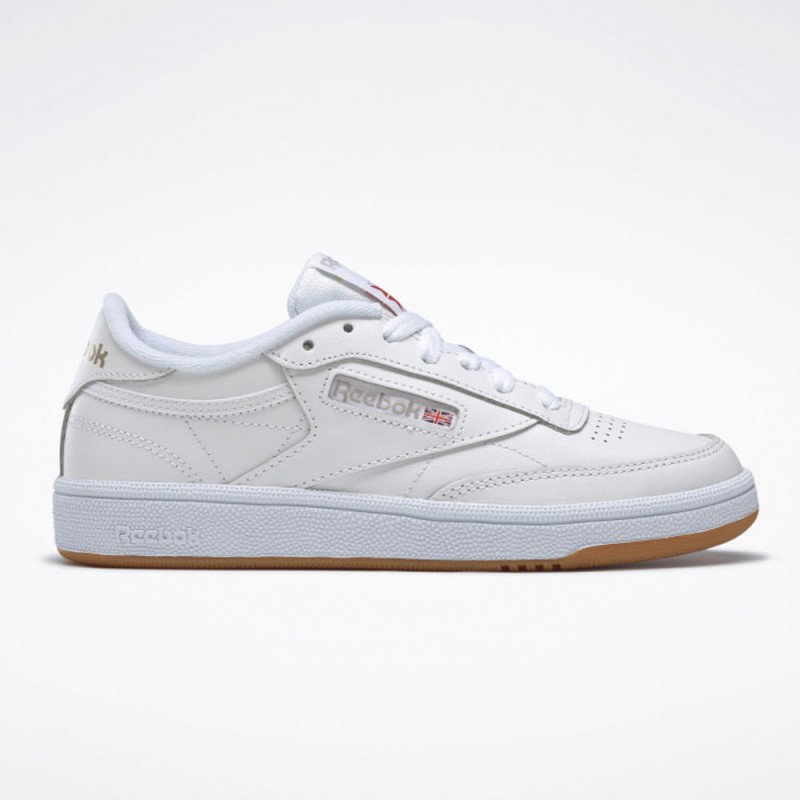 Reebok Club C 85 Shoes - حذاء ريبوك كلوب سي 85 جلد لون أبيض 