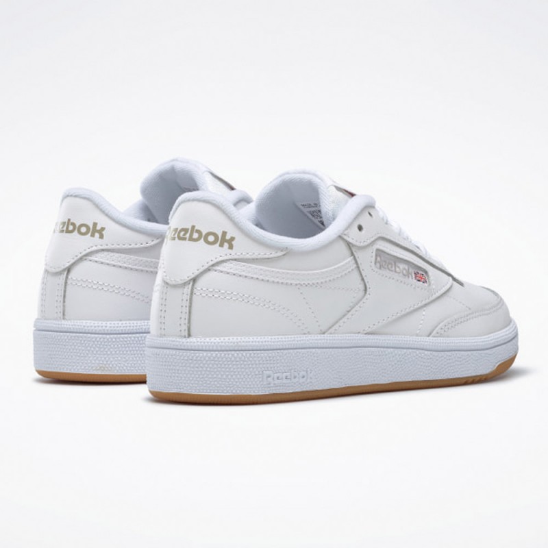 Reebok Club C 85 Shoes - حذاء ريبوك كلوب سي 85 جلد لون أبيض 