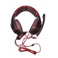  Tucci tc-g1000 usb and 3.5 mm red headphone with led