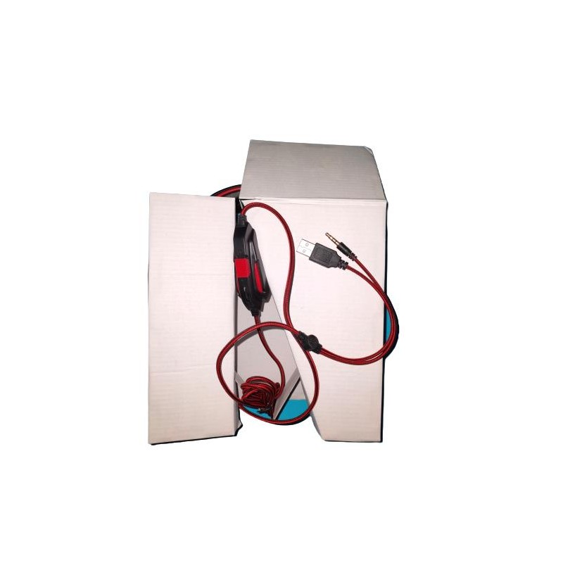 Tucci tc-g1000 usb and 3.5 mm red headphone with led Tucci tc-g1000 usb and 3.5 mm red headphone with led