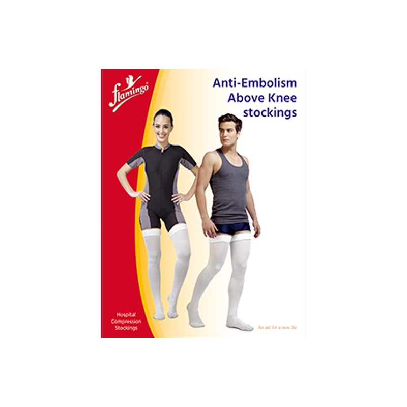 Flamingo Anti Embolism Stock. Above Knee