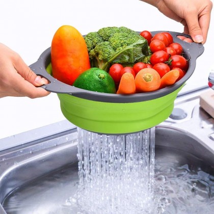 مصفاة سليكون كبيرة مدورة
