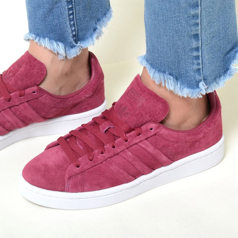 adidas Campus Stitch And Turn Shoes – Red- حذاء اديداس كامباس ستيش اند تيرن للرجال لون أحمر 
