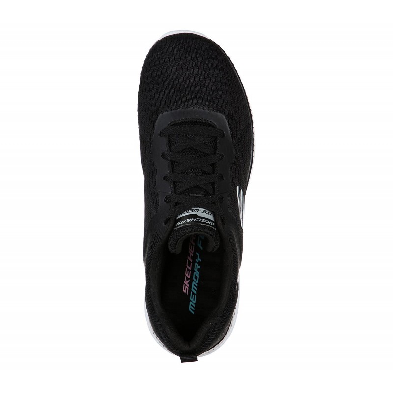 حذاء سكيتشرز باونتيفول - كويك  باث للنساء لون أسود وأبيض - Skechers Women's Bountiful - Quick Path Shoes