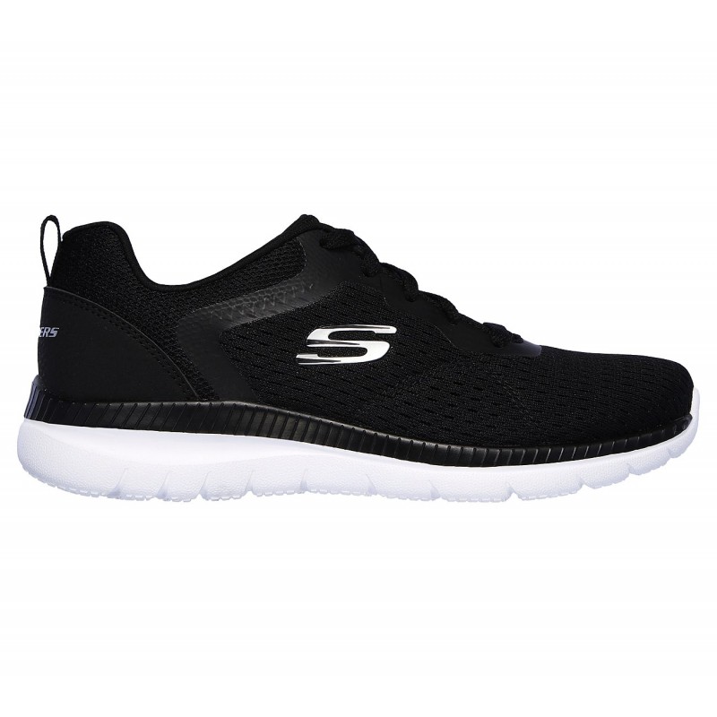 حذاء سكيتشرز باونتيفول - كويك  باث للنساء لون أسود وأبيض - Skechers Women's Bountiful - Quick Path Shoes