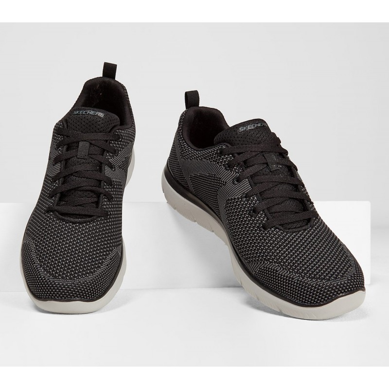 Skechers Mens' Summits - Brisbane Shoes- حذاء سكيتشرز سوميتس بريسبان للرجال لون أسود