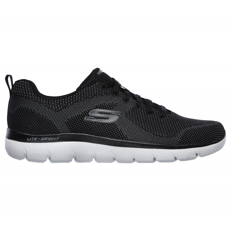 Skechers Mens' Summits - Brisbane Shoes- حذاء سكيتشرز سوميتس بريسبان للرجال لون أسود