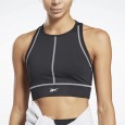 Reebok Workout Ready Detail High Neck Sports Bra‏